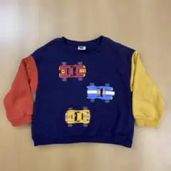 レーシングカープリント トレーナー 100cm