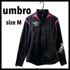 umbro ジャージ 上 アウター M メンズ ピンク サッカー ウェア
