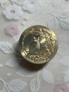シーリングワックススタンプヘッド 月夜の猫
