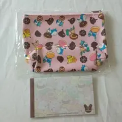 ポケモンポーチ　メモ帳　セット　ミスドコラボ非売品
