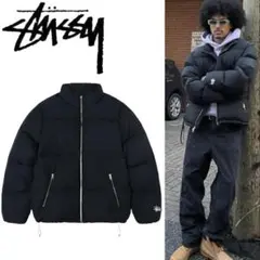 【Stussy】 Down Puffer Nylon Black