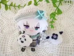 にじさんじ　にじパペット　叢雲カゲツ　ベレー帽＆わたくもくんポシェット　にじぱぺ
