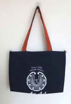 前掛けリメイク　トートバッグ　フェニックス