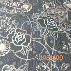 薔薇柄生地　108×100