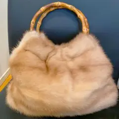 最高級パステルミンクで作ったバッグ