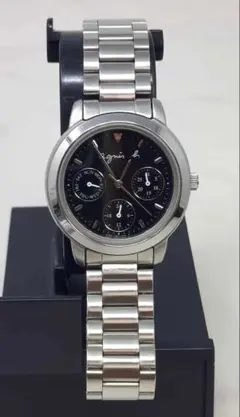 【ジャンク品】アニエスベー デイデイト 腕時計