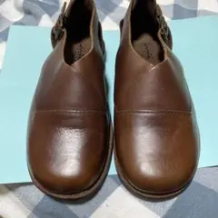 Diu ディウ ブラウン レザー ローファー バックル美品