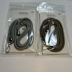 【新品未使用】3COINS スマホストラップホルダー 2個セット