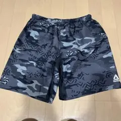 リーボック　ランニングパンツ？　ショートパンツ　インナーパンツ付き　サイズO