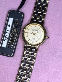 未使用　レディース　腕時計　VINCENT コンビ　カレンダー　稼働　新品電池