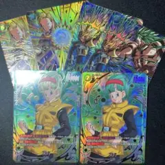 アニバーサリーセット　緑　ブルマ　破壊の剛腕　人造人間17号18号　各2枚計6枚