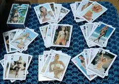 外人女性水着トランプ 52枚+ジョーカー2枚+フリー1枚