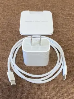 純正 Apple 20W USB-C充電器とケーブル編み込み式セット