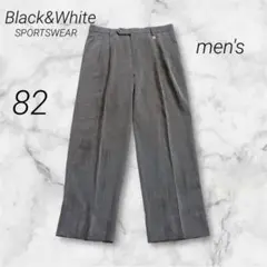 ブラックアンドホワイト ゴルフスラックス ゴルフウェア パンツ メンズ