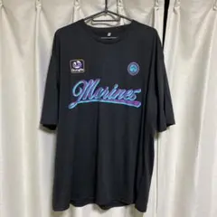 東京ドーム開催試合限定デザインTシャツ　ブラックサマーTシャツ　千葉ロッテ