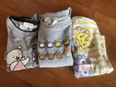 長袖Tシャツ 100cm ３枚