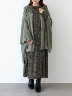 【ゴールデンカムイ】 尾形百之助 ポンチョカーディガン 尾形百之助 イメージ ポンチョカーディガン」着用イメージ