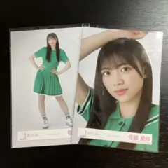 櫻坂46 佐藤愛桜 ポロシャツコーデ