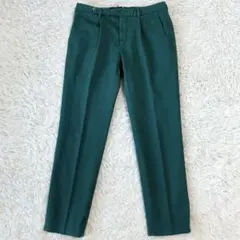 【美品 近年】G.T.A スラックス パンツ Byron ストレッチ グリーン