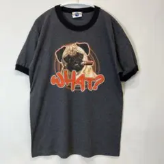 MIB メンインブラック フランク•ザ•パグ Tシャツ ダークグレー