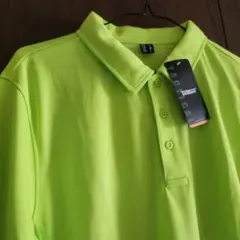 新品★ ゴルフ 半袖ポロシャツ さらさら 速乾 XL 4-55