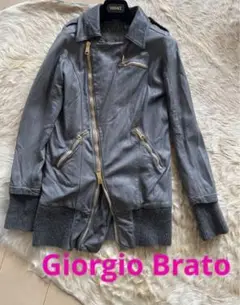 GiorgioBrato ライダース レザージャケット メンズ レディース