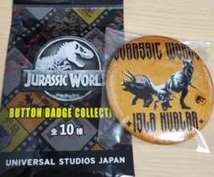 USJ　ジュラシックワールド BUTTON　BADGE COLLECTION