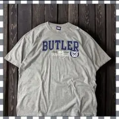 カレッジロゴ プリント メンズ Tシャツ 2XL グレー