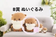 ナガノのカワウソ　ぬいぐるみくじ　B賞 ぬいぐるみL ちいかわ カワウソ くじ