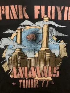 激レアM！ピンクフロイド×H&M ANIMALS TOUR' 77復刻Tシャツ