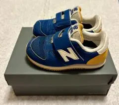 【New Balance】キッズシューズ ブルー×イエロー