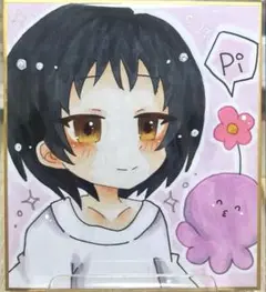 ⋈手描きイラスト 小色紙 046