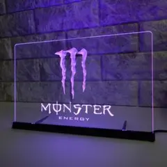 No.N007-8 A4 モンスターエナジー LED ネオン サイン 看板