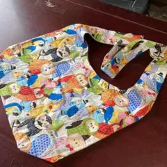 Jy8-3斜め掛けバッグ　カラフルな鳥