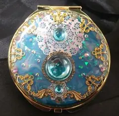 コンパクトミラー ハンドメイド 011