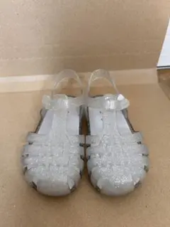 クリアグリッター ベビーサンダル 14.0cm