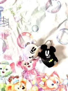 ディズニー　オバケおばけぬいぐるみチャーム2点セット　2024ハロウィン