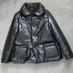 トリココムデギャルソン フェイクレザー コート