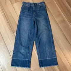 デニム ワイドパンツ ジーンズ　22インチ