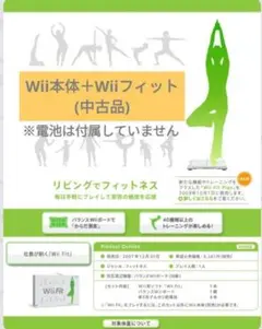 Nintendo Wii 本体& Wiiフィット(ソフト、バランスボード)セット