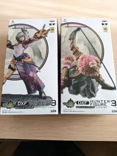 【未開封】ハンターガブルX・武器 2点セット　モンハン　プライズ フィギュア ハンターガブルX・武器 2点セット】 モンハン プライズ