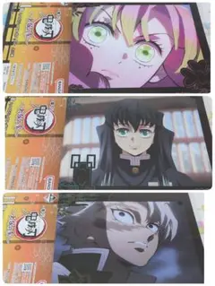 鬼滅の刃 上弦の参 一番くじ ビジュアルポスター 無一郎 蜜璃 実弥