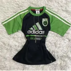 00s y2k adidas リンガー　ピチT ちびT スポーツmix ユニT