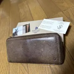 BAGGY PORT ブラウン長財布　クーズー