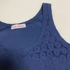 Sorriidere ネイビー レースタンクトップ