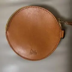 lien ブラウンレザー コインケース