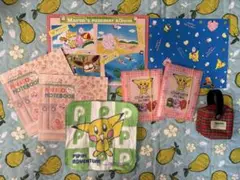 PiPiPiアドベンチャー付録セット　アルバム　ノート 下敷き ハンカチ ポーチ