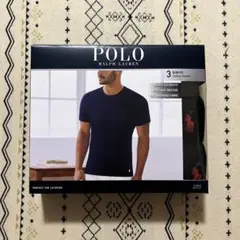 ポロスリムフィット Tシャツ ブラック　1枚セット XS