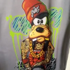 【新品】グーフィー Tシャツ ストリートスタイル