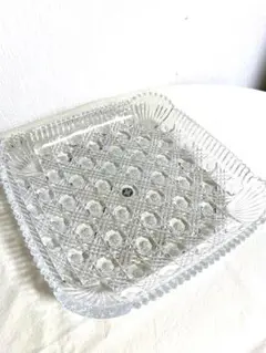 新品 HOYA 角盛皿トラリス 24㎝